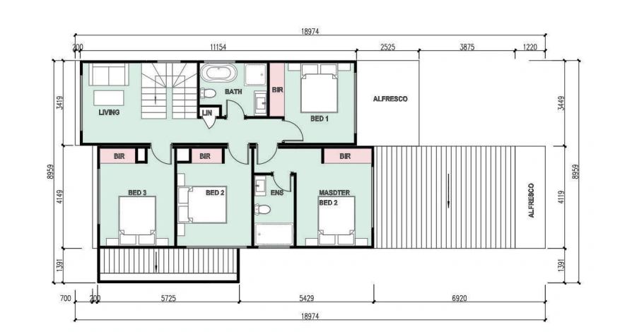 AUREA — Upper floor