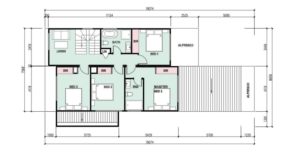 LINEA — Upper floor