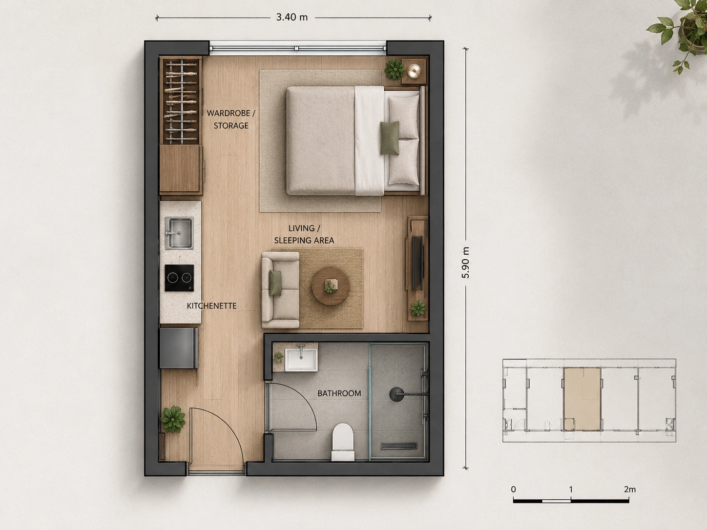 NEST 20 — Base floor plan