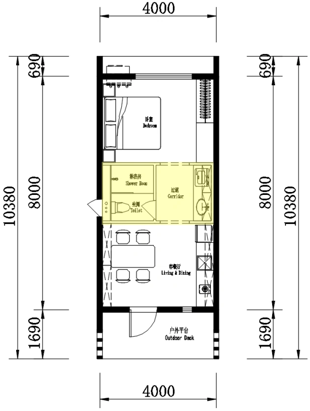 MODEL 02 — Base floor plan