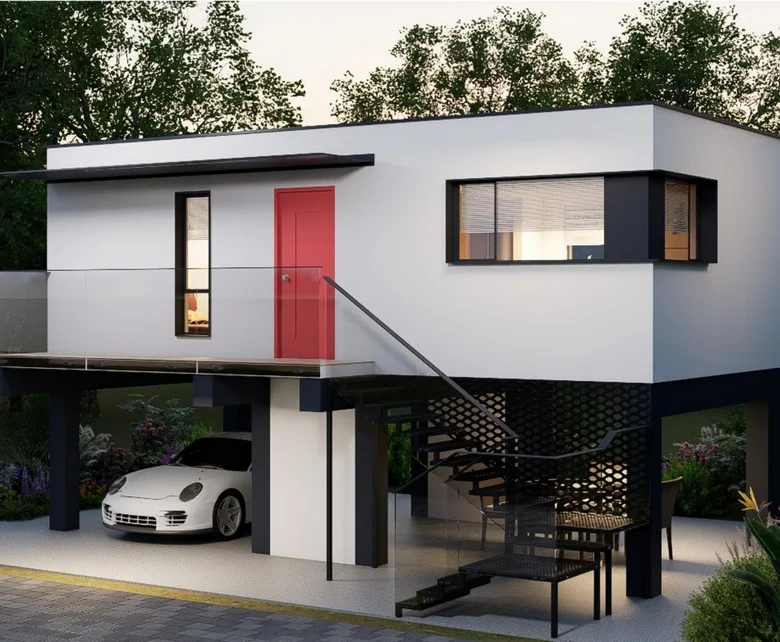 MODEL 03 · FLAT exterior design
