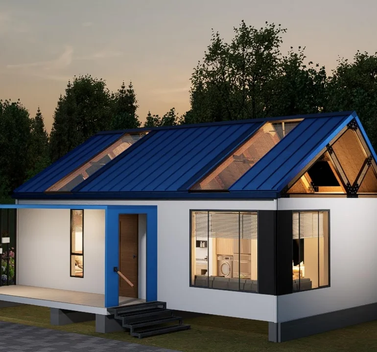MODEL 03 · PITCHED exterior design