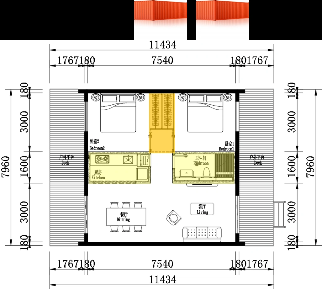 MODEL 04 MINI — Base floor plan
