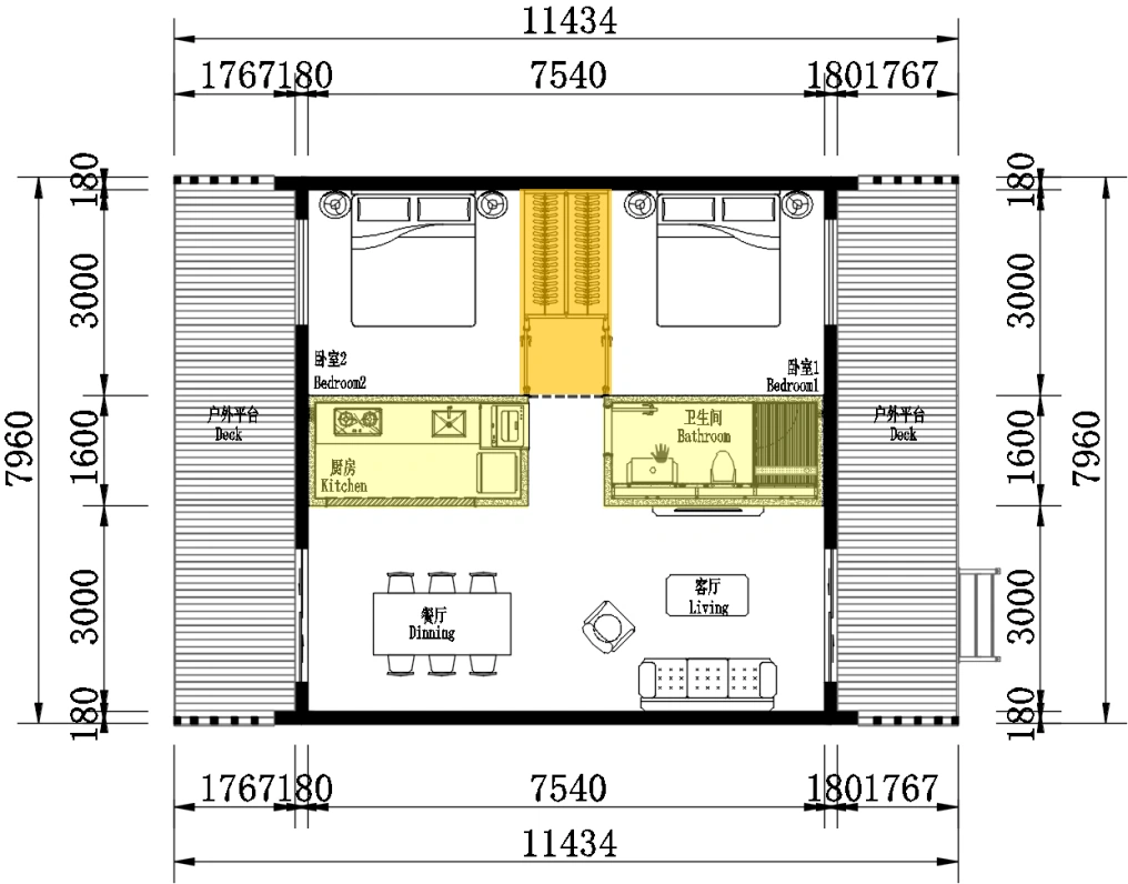 MODEL 04 — Base floor plan