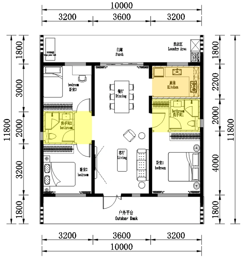 MODEL 05 — Base floor plan