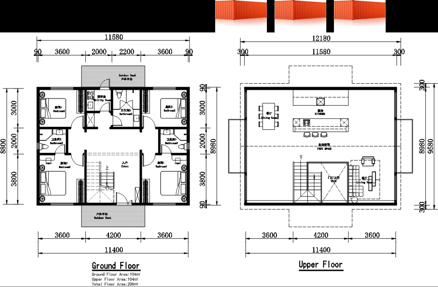 MODEL 09 — Ground and upper floors