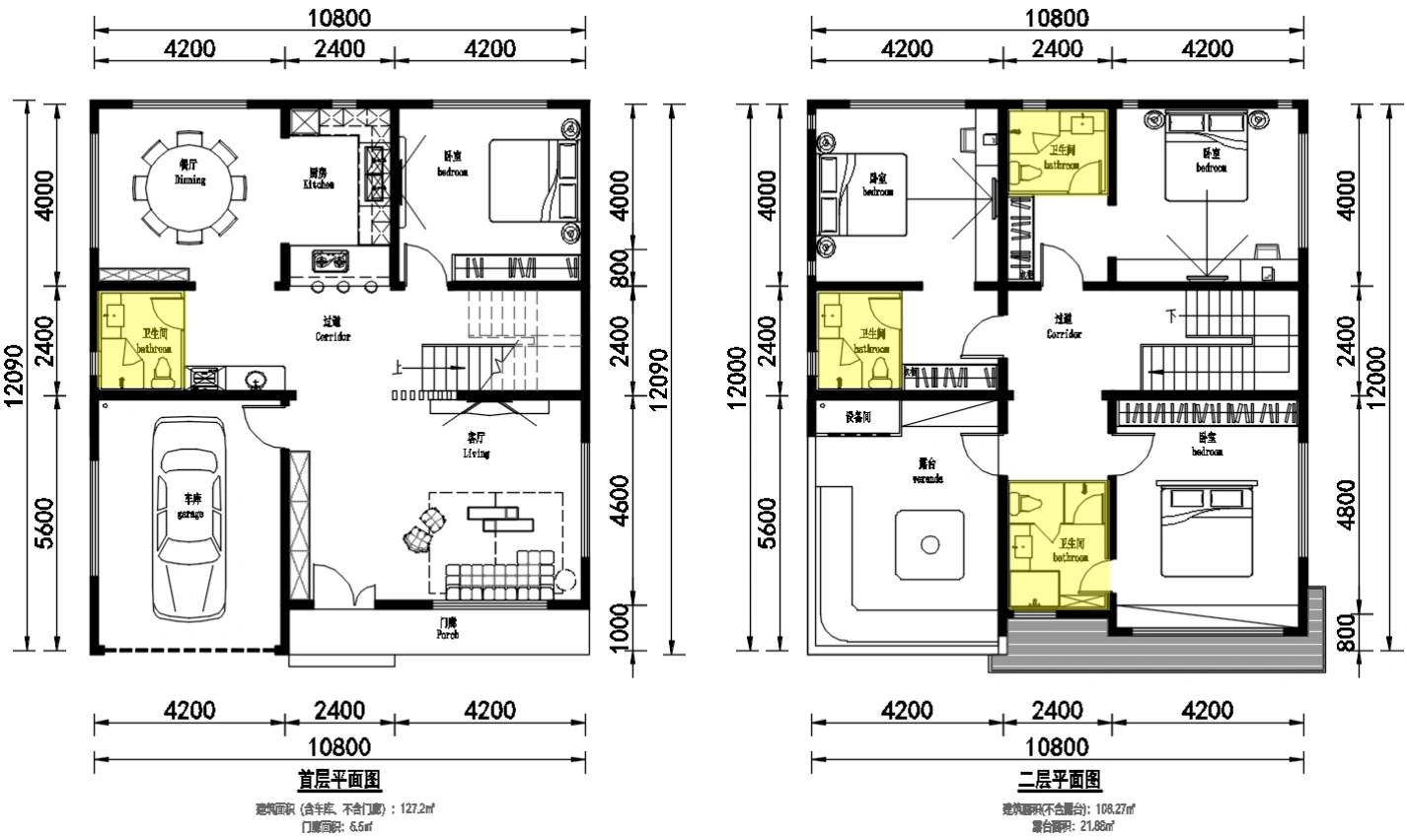 MODEL 11 — Ground and upper floors